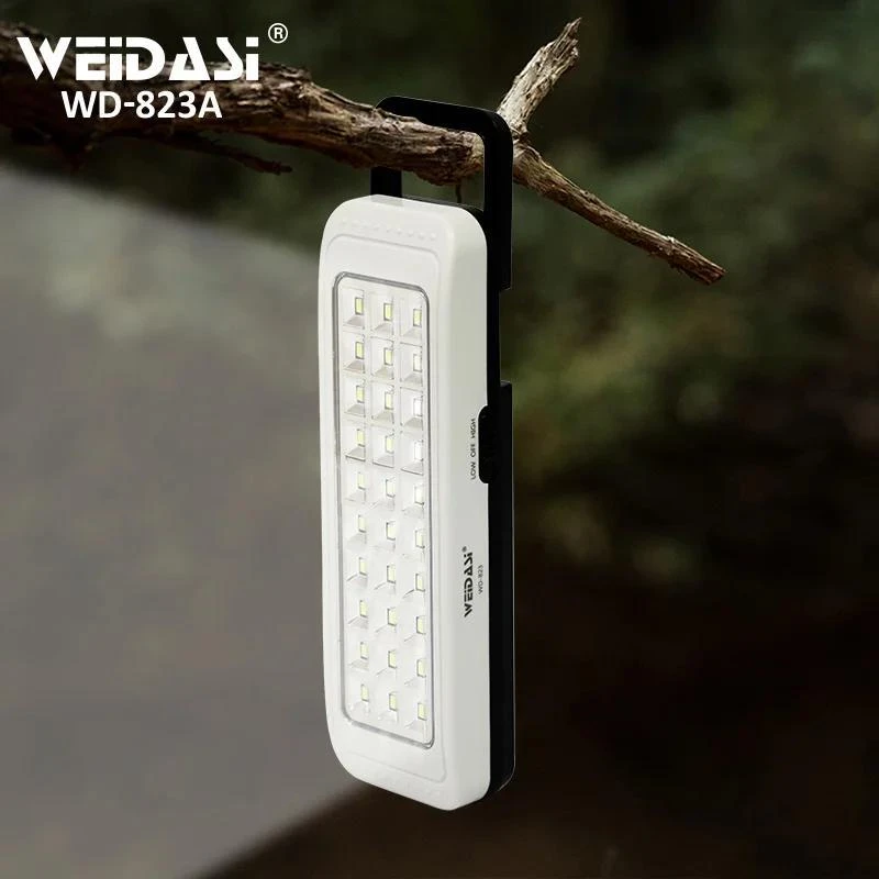 چراغ اضطراری شارژی ویداسی WD-823A – نور قوی، ایده‌آل کمپینگ و منزل